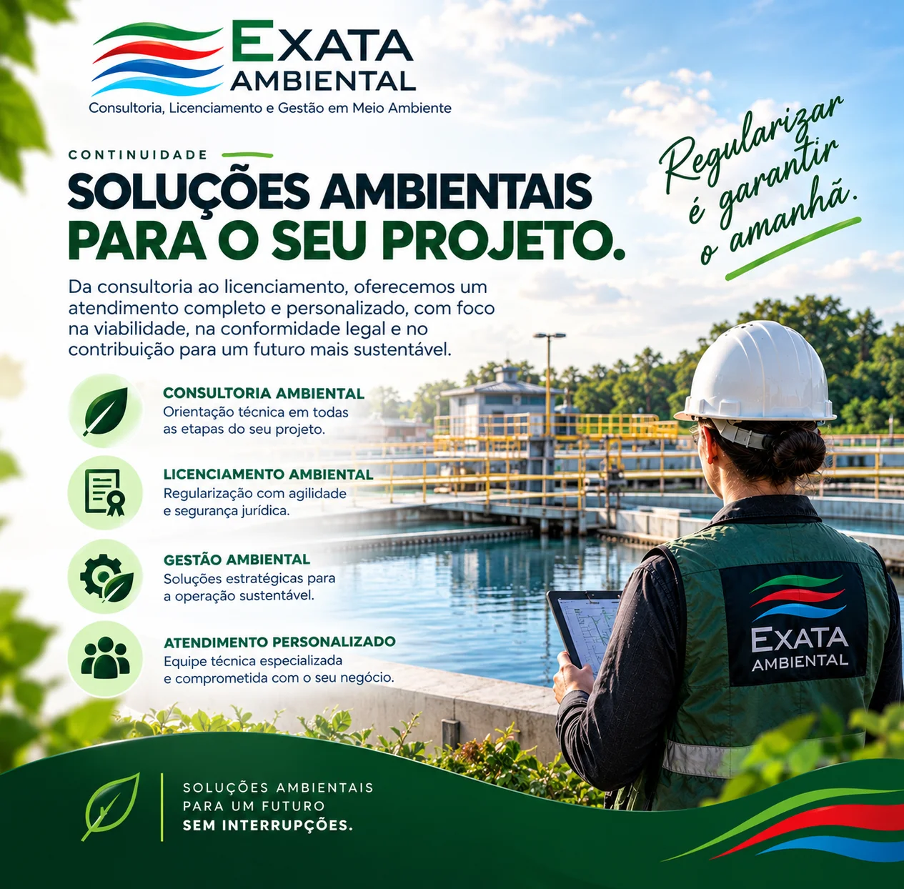 Consultoria, licenciamento e gestão em meio ambiente